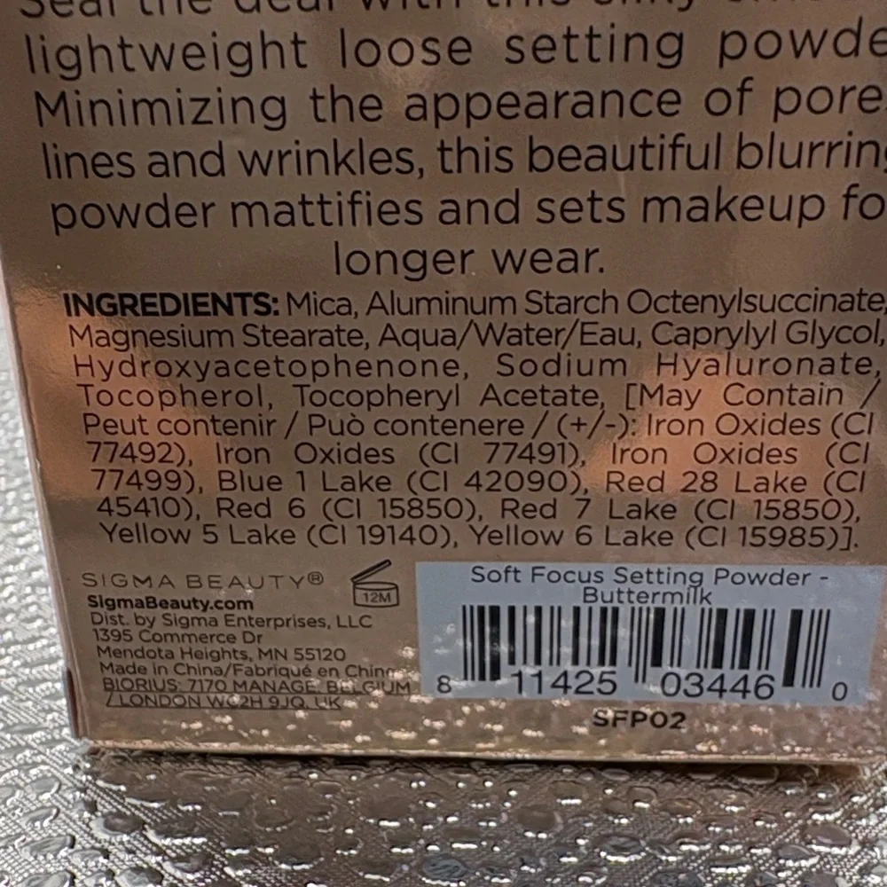 Sigma Beauty Soft Focus Setting Powder — Buttermilk Beige